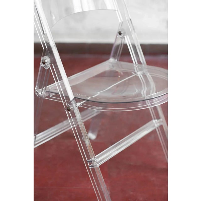 Tric Folding Chairs by Achille and Pier Giacomo Castiglioni for BBB BONACINA, 1960s, Set of 6 For Sale - Image 8 of 12