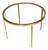 Hollywood Regency Coffee Table in Brass and Glass from Vereinigte Werkstätten München, Germany, 1960s For Sale