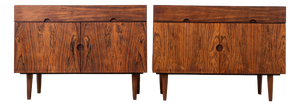 Mid-Century Modern Cabinets by H. W. Klein for Bramin, Denmark, 1960s, Set of 2