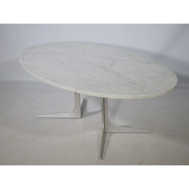 Gray Marble Coffee Table by Herbert Hirche for Christian Holzäpfel, 1960s For Sale - Image 8 of 10