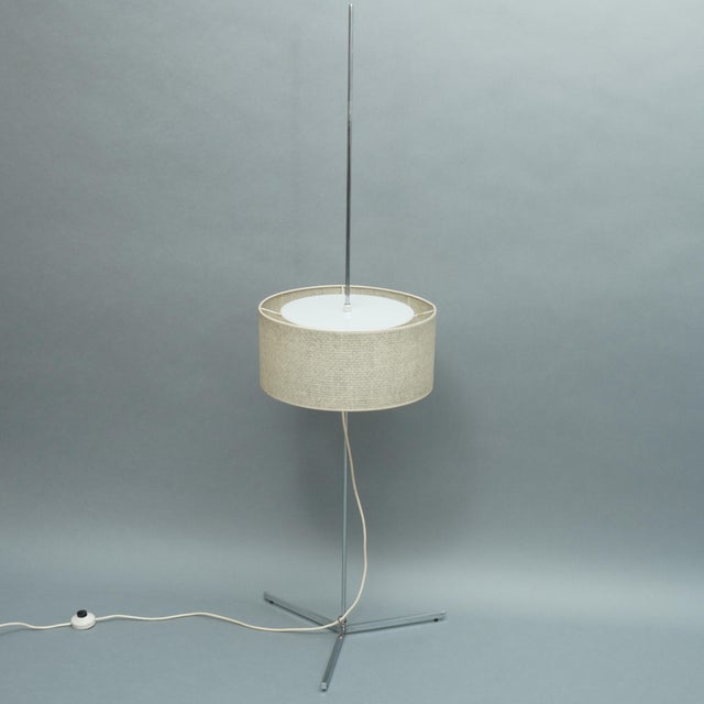 Cream Vintage Adjustable Floor Lamp, 1960s For Sale - Image 8 of 8