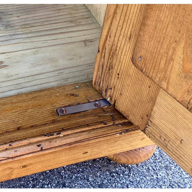 Late 19th Century Pine Dresser Base With Two Doors and Two Drawers For Sale - Image 17 of 18