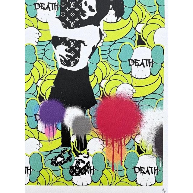 Death Nyc - Banksy Bomb Love a Kaws - Limited Edition With Certificate For Sale - Image 4 of 5