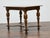 Italian Walnut Table with Star Inlay and Turned Legs, 19th Century For Sale - Image 12 of 12