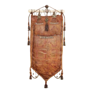 Vintage Northern African Leather Camel Bag