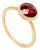 Marco Bicego, 18k Yellow Gold and Garnet Jaipur Ring For Sale