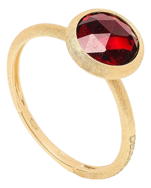 Marco Bicego, 18k Yellow Gold and Garnet Jaipur Ring