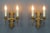 Antique French Gilt Wrought Iron Sconces, 1890s, Set of 2 For Sale - Image 3 of 18