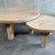 Not Yet Made - Made To Order Solid Round Reclaimed Elm Wood 2-Piece Nesting Coffee Table Set For Sale - Image 5 of 8