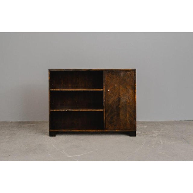 Item: Small bookcase Period & Style: Art Deco - 1930s to 1950s Features: - Simple and practical piece of furniture with...