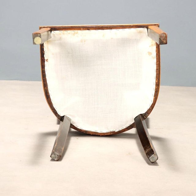 Brown Vintage Chairs in Beech, 1940s, Set of 6 For Sale - Image 8 of 9