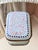 French Beautiful antique pale blue opaline glass box // Napoleon III era // 1850-1870 // hand-enameled boule de savon hinged box // collectible For Sale - Image 3 of 15