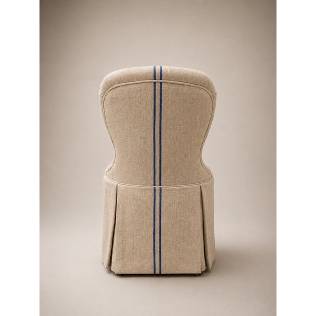 French Country Antique French Slipper Chair For Sale - Image 3 of 5