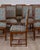 Brown Mid 20th Century Suite of twelve Louis XVI style chairs For Sale - Image 8 of 10