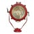 Antique Industrial Red Ship Lantern For Sale