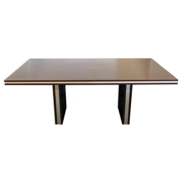 Modern Excelsior Designs Made in Italy Dining Room Table With Leaves For Sale - Image 3 of 9