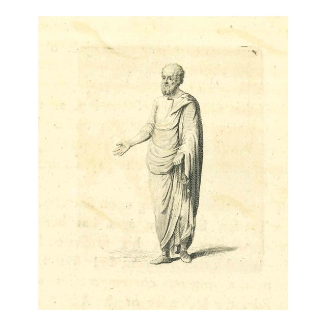 Thomas Holloway, Portrait of a Man, Etching, 1810 For Sale