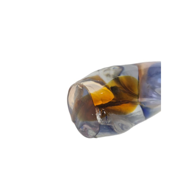 Glass Postmodern Czechoslovakian Vase by Jiri Suhajek, 1960s For Sale - Image 7 of 15