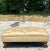 A fantastic vintage tufted leather ottoman, use it as a coffee table and put your feet on it. Acquired at a Palm Beach...