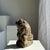 Boho Chic Small Balinese Limestone Frog Sculpture, 1980s For Sale - Image 3 of 11