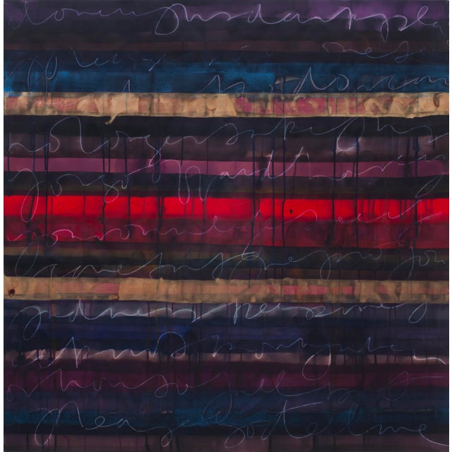 Framed Contemporary Abstract Artwork by Eliza K. For Sale - Image 4 of 4