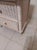 Wood 1980s Nightstand Whitewash Wood Wicker Metal Detail Coastal Style For Sale - Image 7 of 7
