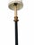 Black and Gold Neoclassical Candlestick Table Lamp With Braided-Trim Shade For Sale In Las Vegas - Image 6 of 11