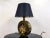 1970s Regency Italian Brass Table Lamp with Flowers, 1970s For Sale - Image 5 of 11