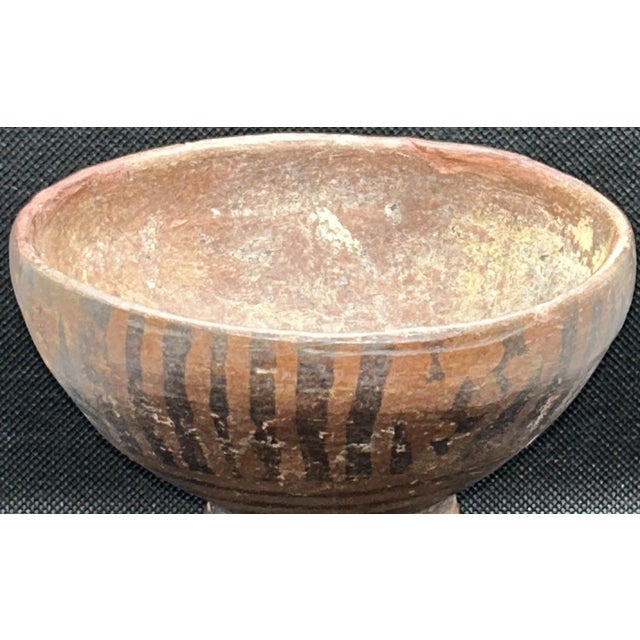 Antique Pre-Columbian Nariño Polychrome Pottery Compotera (800–1200 a.d.) For Sale - Image 9 of 15