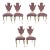 Early 20th Century Venetian Dining Chairs - Set of 6 For Sale