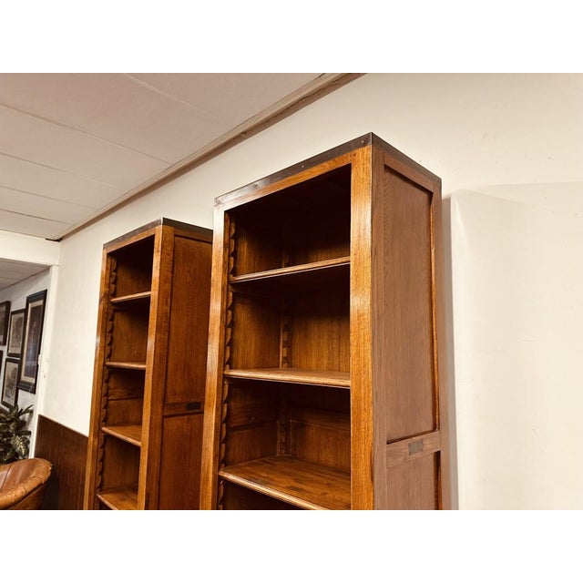 English Bookcase in Oak For Sale - Image 14 of 18