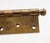 Set of Vintage 2 X 2 In. Brass Corbin Butt Cabinet Hinges For Sale - Image 4 of 5