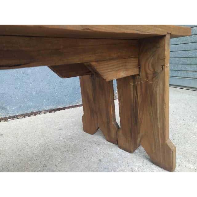 Brown Set of Antique Benches For Sale - Image 8 of 13
