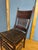 Pressed Back Chair with Leather Seat and Turned Parts For Sale - Image 4 of 18