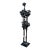 Brutalist James Bearden Cathedral Figure Silver Wash Over Steel 2025 For Sale