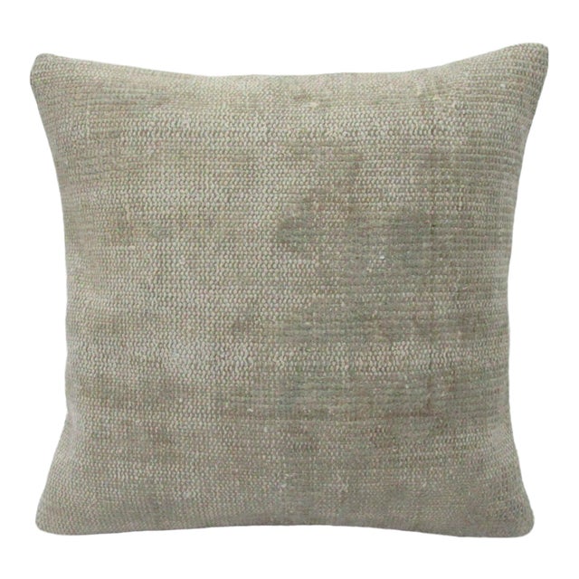 Worn Faded Decorative Pillow For Sale