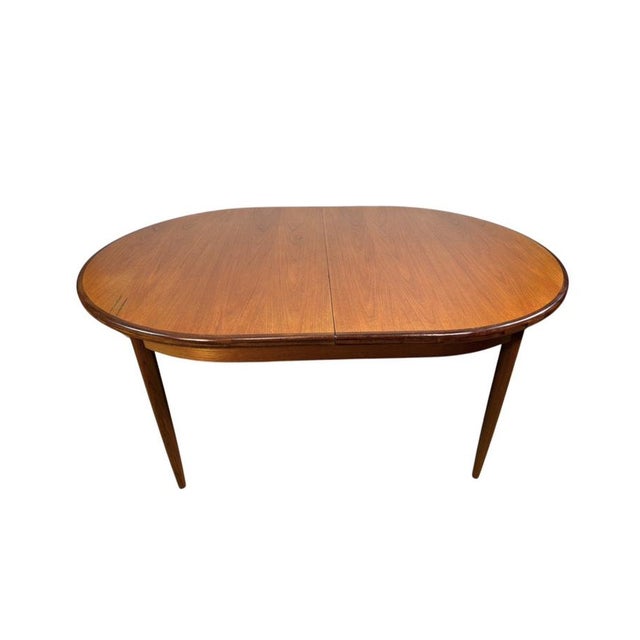 Mid-century retro vintage teak oval extending dining table by g plan – fresco range 1960s designed by victor wilkins |...