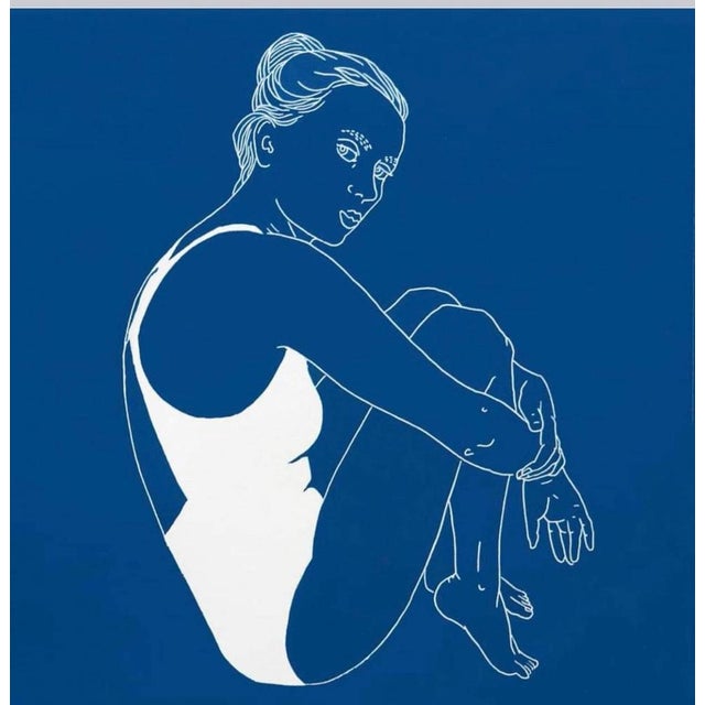 A. Borkowska, A Swimmer, Original Lithograph For Sale - Image 4 of 6