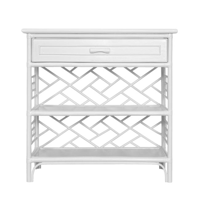 Chippendale Chippendale End Table - White For Sale - Image 3 of 7