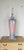 Tall Vintage Ceramic Table Lamp on Lucite Base For Sale - Image 9 of 11