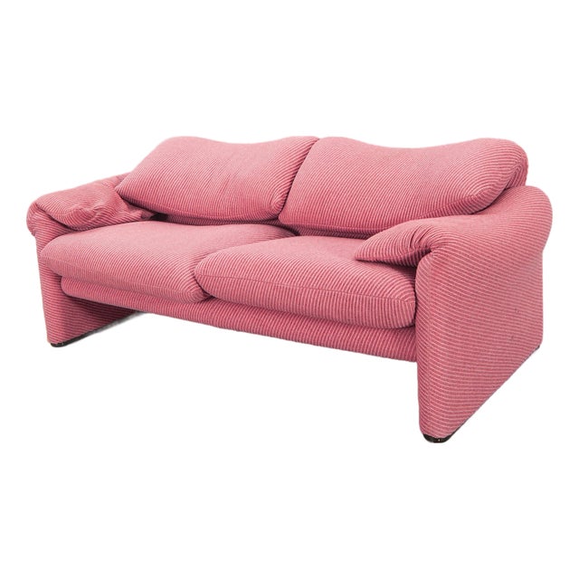 Maralunga Two-Seat Sofa by Vico Magistretti for Cassina For Sale