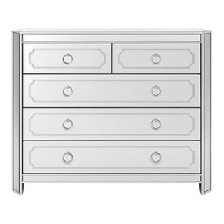 Hollywood Regency Mirrored Chest of Drawers/Dresser For Sale
