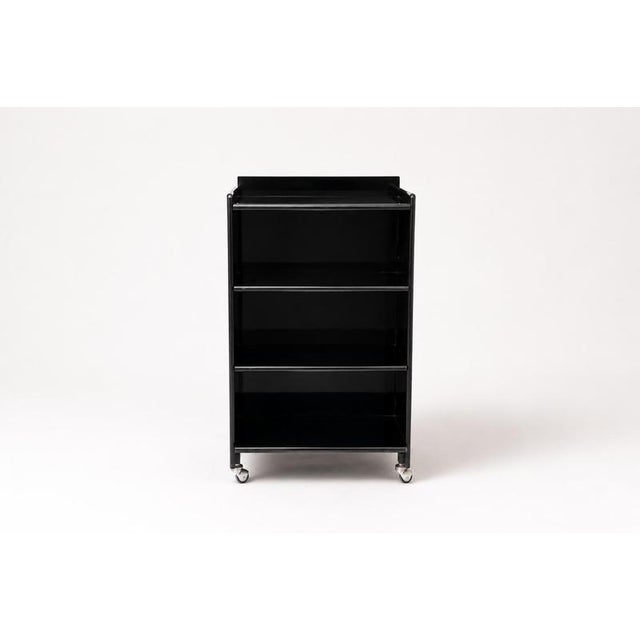Exquisite ‘Rumo’ trolley-cart designed by Kazuhide Takahama for Gavina. This piece embodies the sleek and functional...