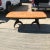 Wood Tapered Dining Table in Birds Eye Maple For Sale - Image 7 of 12