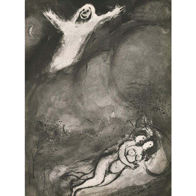 Original 1950 Lithograph "Le Revenant" From "Contes De Boccace" by Marc Chagall For Sale