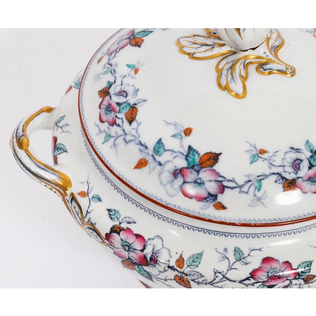 Antique 20th Century Dinner Service from Müller Volkstedt MV Co., 1920s, Set of 22 For Sale - Image 10 of 18