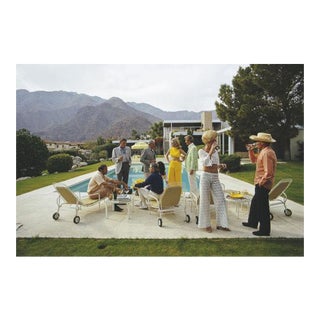 Oversized Slim Aarons Desert House Party Print - 60" x 40" For Sale