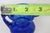 Mid 20th Century Hand Blown Art Glass Mini Pitcher Small Creamer Cobalt Blue Swirl Pattern For Sale - Image 12 of 15