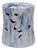Drip Blue & White Cloud Garden Stool For Sale
