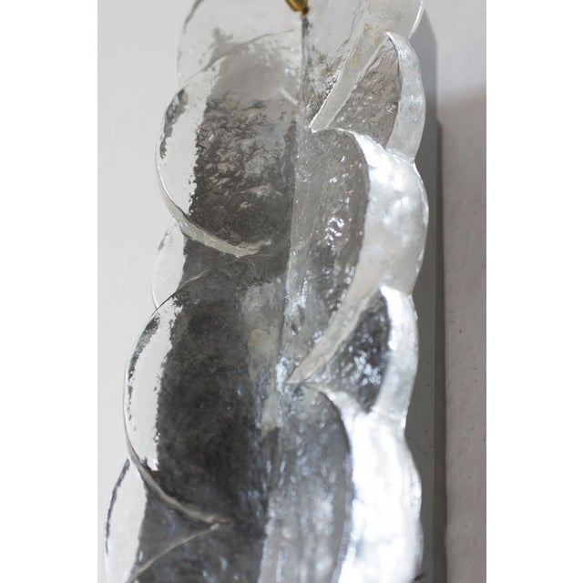 Citrus Wall Lamp in Glass and Metal from Kalmar Franken Kg, Set of 2 For Sale - Image 5 of 7